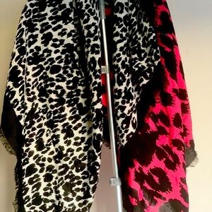Marc Jacob’s leopard print with orange Scarf